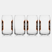 Biltong en bier blikvorm glas (Rechts)