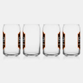 Biltong en bier blikvorm glas (Links)