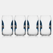 Biltong en bier blikvorm glas (Links)