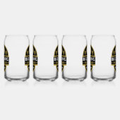 Biltong en bier blikvorm glas (Rechts)