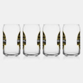 Biltong en bier blikvorm glas (Links)