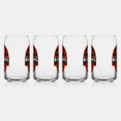 Biltong en bier blikvorm glas (Links)