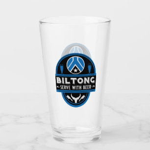 Biltong en bier glas