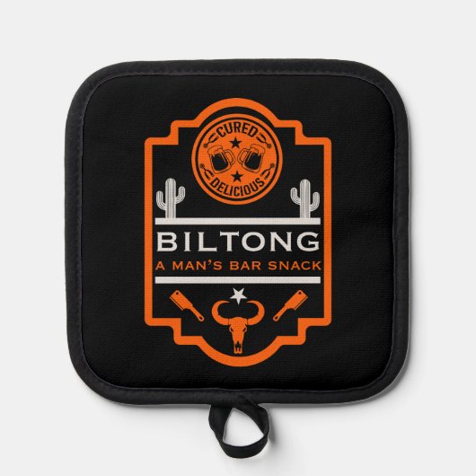 Biltong en bier pannenlap (Voorkant)