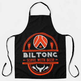 Biltong en bier schort