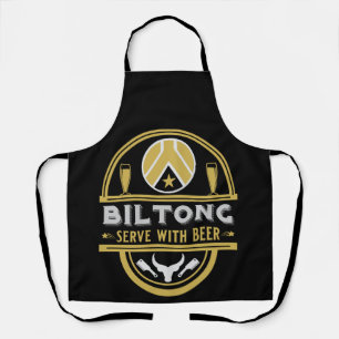 Biltong en bier schort
