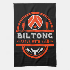 Biltong en bier theedoek
