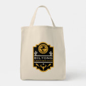 Biltong En Bier Tote Bag (Achterkant)