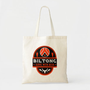 Biltong en bier tote bag