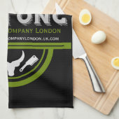 Biltong makers en verkopers theedoek (Quarter Fold)