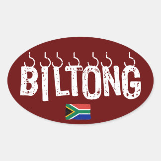 Biltong South Africa Lekker Food Dry Wors Oval Sti Ovale Sticker