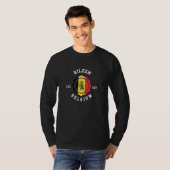 BILZEN Belgium Flag Badge  T-shirt (Voorkant volledig)
