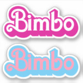 Bimbo Sticker (Voorkant)