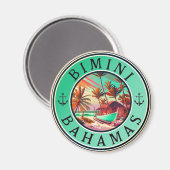 Bimini Bahama's anker Vist Reis  boot Magneet (Voorkant / Achterkant)