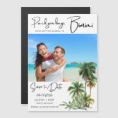 Bimini Bahamas Destination Wedding Sla de datum op (Voorkant / Achterkant)