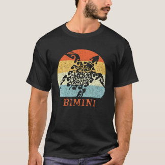 Bimini Bahamas Retro Throwback Vakantie T T-shirt