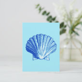 Bimini Blue Zee Shell Briefkaart (Staand voorkant)