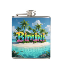 Bimini-eiland fles heupfles