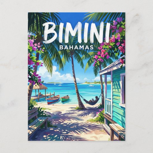Bimini-eilanden Bahama's Briefkaart (Voorkant)