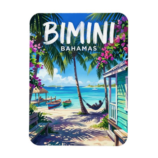 Bimini-eilanden Bahama's Magneet (Verticaal)