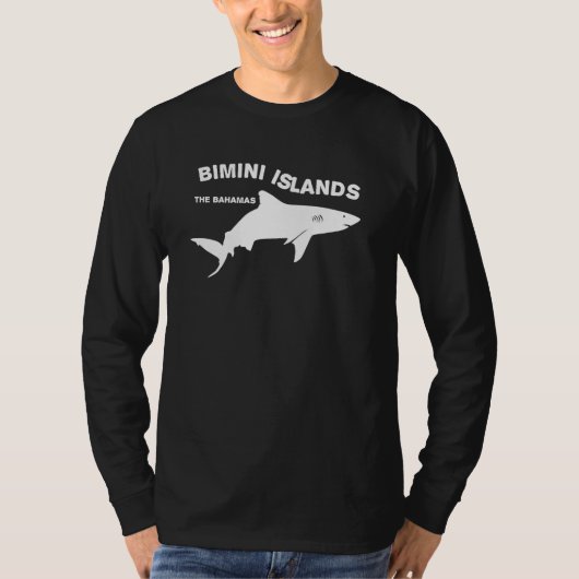 Bimini-eilanden - Bahamas Shark Diving T-shirt (Voorkant)
