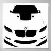~Bimmer~ POP ART AUTO POSTER, AANGEPAST HET! Poster (Voorkant)