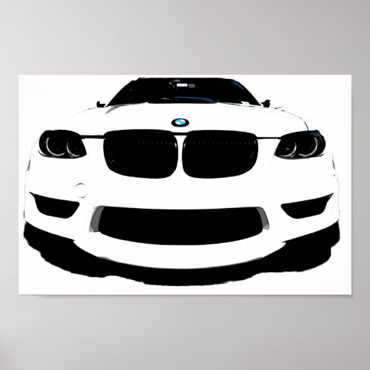 ~Bimmer~ POP ART AUTO POSTER, AANGEPAST HET! Poster (Voorkant)