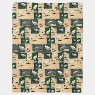 Bin Chicken Chronicles: een Ibis fotocollage Fleece Deken