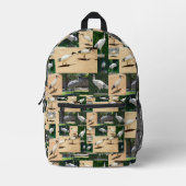 Bin Chicken Chronicles: Fotocollage van het Ibis Bedrukte Rugzak (Voorkant)