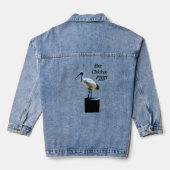 Bin Chicken Pfft, Denim Jas Jacket (Achterkant)