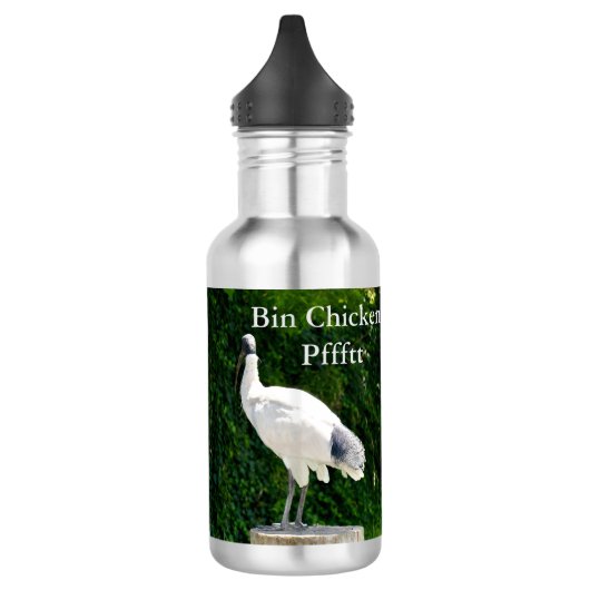 Bin Chicken Pfftt (Ibis) 532 ml Water Fles (Links)
