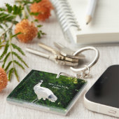Bin Chicken Pfftt (Ibis) Keyring Sleutelhanger (Voorkant Rechts)