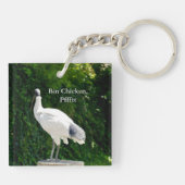 Bin Chicken Pfftt (Ibis) Keyring Sleutelhanger (Achterkant)