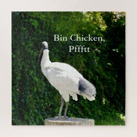 Bin Chicken Pfftt (Ibis) puzzle Legpuzzel (Verticaal)