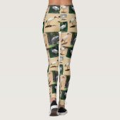 Bin Chicken Photo Collage, Leggings (Achterkant)