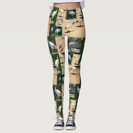 Bin Chicken Photo Collage, Leggings (Voorkant)