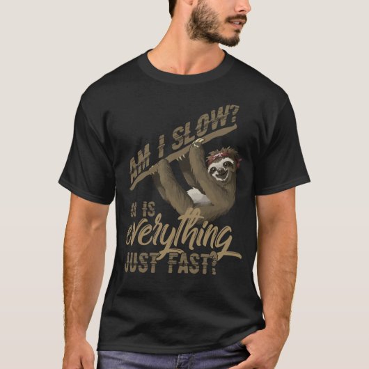 Bin ich langsam? t-shirt (Voorkant)