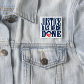 Bin Laden Dead Justice is er geweest Vierkante Button 5,1 Cm (In situ)