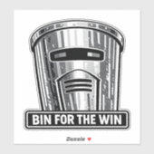 Bin Sentinel: Bin voor de Win Helm Sticker (Vel)
