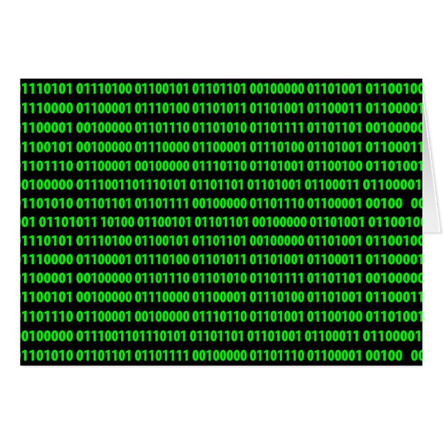 Binair (Voorkant Horizontaal)