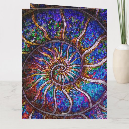 binair ammoniet kaart (Achterkant)