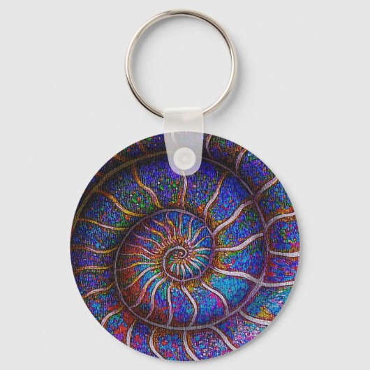 binair ammoniet sleutelhanger (Achterkant)