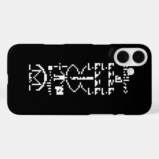 Binair Bericht van 1974 Case-Mate iPhone Case (Achterkant (horizontaal))