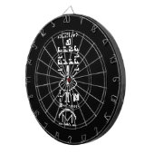 Binair Bericht van 1974 Dartbord (Voorkant Rechts)