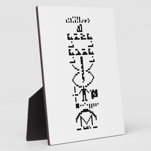 Binair Bericht van 1974 Fotoplaat (Zijkant)