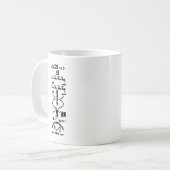 Binair Bericht van 1974 Koffiemok (Voorkant links)