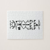 Binair Bericht van 1974 Legpuzzel (Horizontaal)