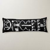 Binair Bericht van 1974 Lichaamskussen (Achterkant)