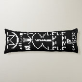 Binair Bericht van 1974 Lichaamskussen (Voorkant)