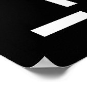 Binair Bericht van 1974 Poster (Hoek)